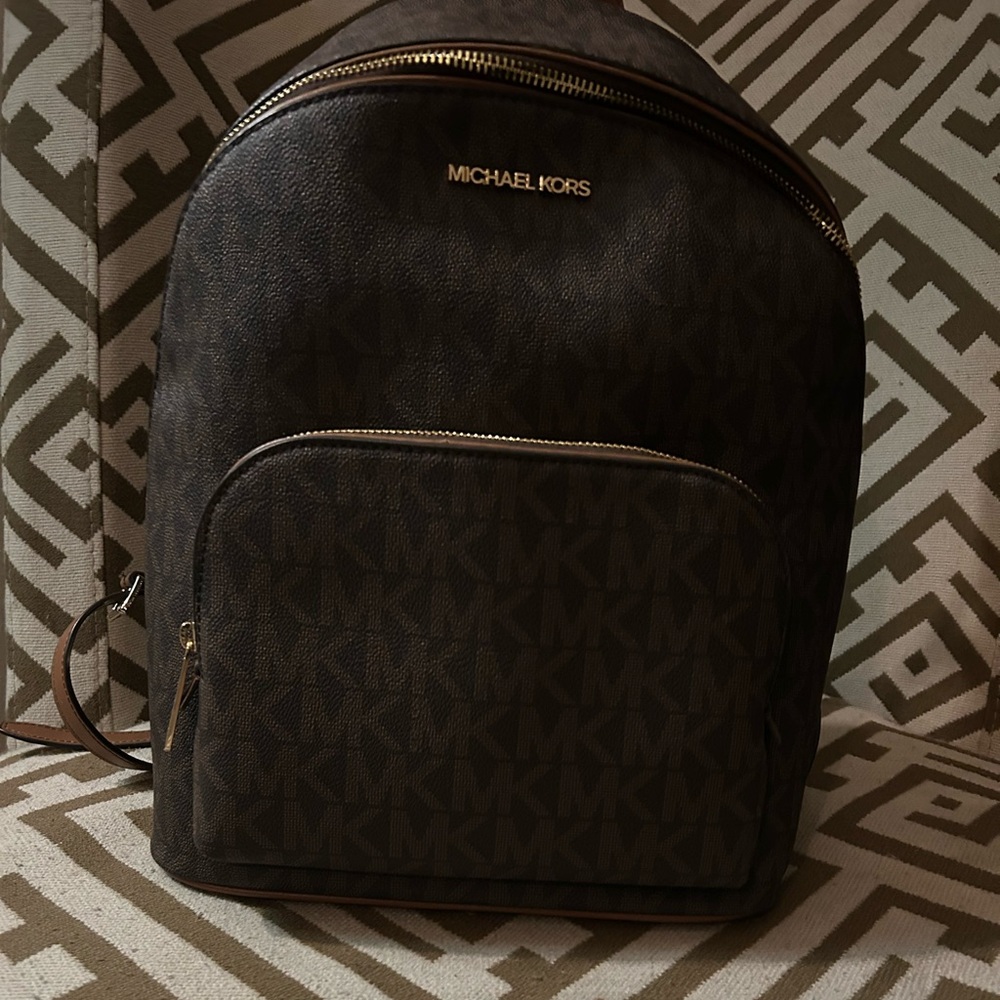 Michael Kors backpack signature print and design brand new with tags
